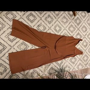 Everlane burnt orange Go Weave Jumpsuit